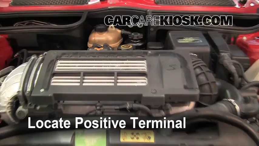 2004 Mini Cooper S 1.6L 4 Cyl. Supercharged Battery Jumpstart